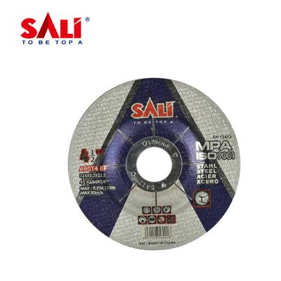 중국 High Effciency SALI 4inch 100x3.0x16mm EN12413 Grinding T42 Abrasive Power Tools Recessed Center Metal Grinding Wheel 판매용