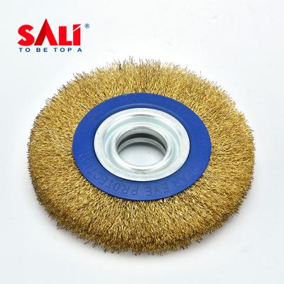 China High Quality Circular Rust Removal Steel Wire Wheel Brush à venda