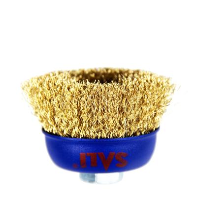 China New top quality metal wire cup brush metal brush cleaning sale manufacturer à venda