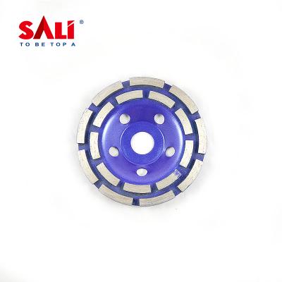 China Double Diamond Grinding Wheel SALI Stone Abrasive Cup Polishing Wheel For Dremel for sale