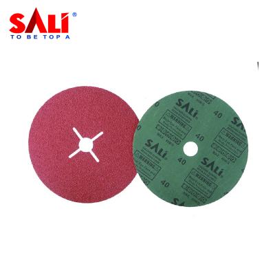 China 125mm High Quality Aluminum Oxide Fiber Disc Polishing Rotary Fiber for sale