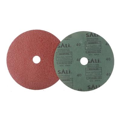 China SALI 115mm Aluminum Oxide Fiber Polishing Sanding Disc for sale