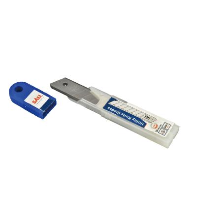 China Eco-friendly Box Cutter Blade CK-75 18mm Replacement Quality SALI Utility Knife Blade à venda