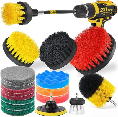 China Viable Attachments DrillBrush 20 Piece Kit For Cleaning Kitchen for sale