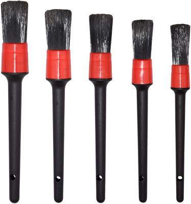 China Car Cleaning/Detail Cleaning ZHENDA Maintanence Car Care Auto Brush Detailing Flexible Brush 5Set for sale