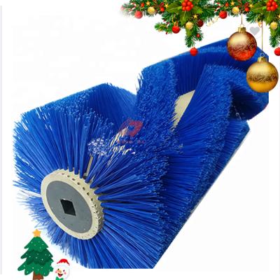 China Custom Rotary PP Bristle Road Sweeper Roller Cleaning Brush for sale