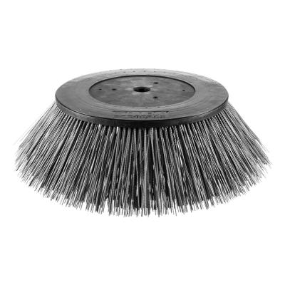 China Road Cleaner Zhenda PP Or Electric Steel Wire Material Cleaning Field Side Brush for sale