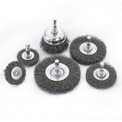 China Woodworking Drill Wire Cup Wheel Cup Brush Steel Wire Polish Trimmer Head for Brush Cutter for Polishing and Rust Removal for sale