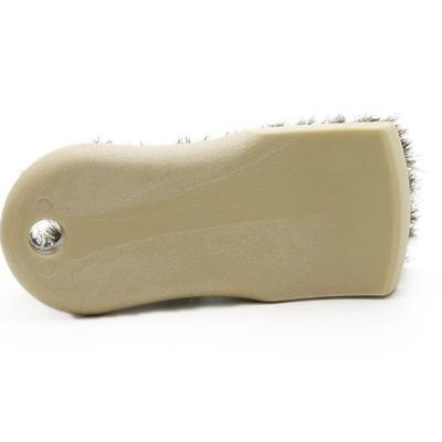 China Household Cleaning ZHENDA High Density Horse Hair Car Interior Scrub Leather Brush for sale