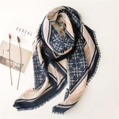 China Sweet Soft Feeling In Stock 2021 Fashion New Arrival Scarf Digital Printing Square Shawl For Women for sale