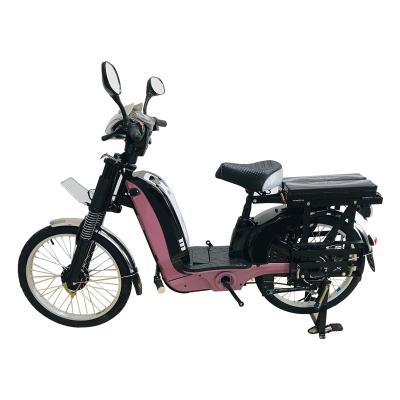 China 38v 12ah Electric Bicycle Power Ebike 350 Battery 450w Delivery Steel Strong Food E Bike for sale