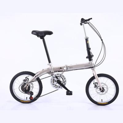 China Moutain Bicycle D-Cyclist Factory Adult Mini Aluminum Folding Bike 16 Inch Folding Bike for sale