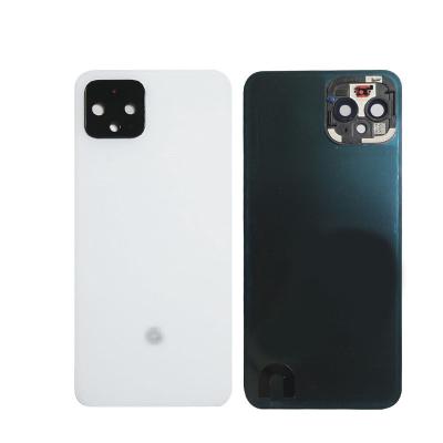 China Fix Phone Housing Broken Pixel 4 Battery Rear Door Back Glass For Google Pixel 4 Back Cover+Camera Lens for sale