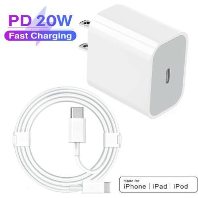 China Mobile Phone/For Ipad/Camera/PDA/MP3 Pro Max PD Wall Charger Type-C 14 20W USB-C Power Adapter Fast Charger For Iphone14 PD Charger for sale