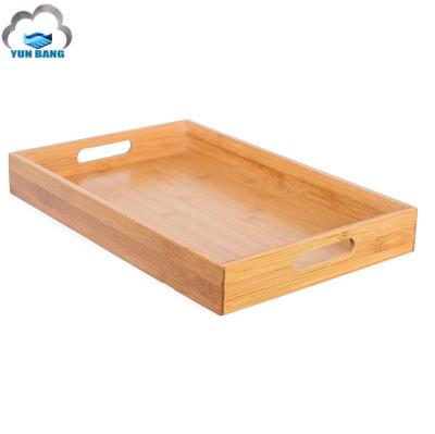 China Environmental protection manufacturers supply wholesale tray bamboo food tray for sale