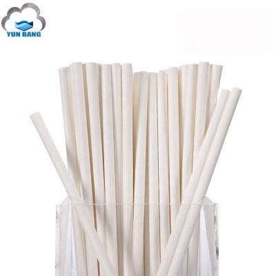 China Biodegradable sustainable, environmental friendly, non-staining natural paper straw for sale