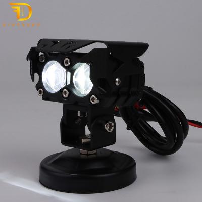 China Motorcycle Spotlights LED Driving Light IP67 40w External Auxiliary Light Motorcycle Waterproof Lamp 75*90*70 mm for sale