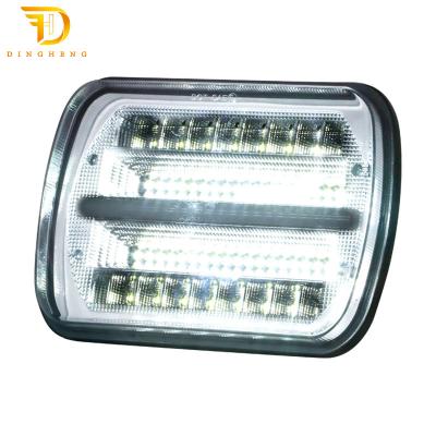 China Super Bright High Power 55W 5x7 Inch Round Car Led Headlight Led Round Extra Head Car Light 5x7 Inch for sale