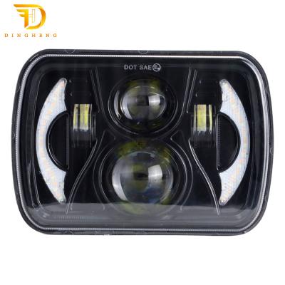 China Super Bright 55W LED Truck Drive Jeep 5x7 Inch 5x7 Inch Light Offroad Headlights for sale