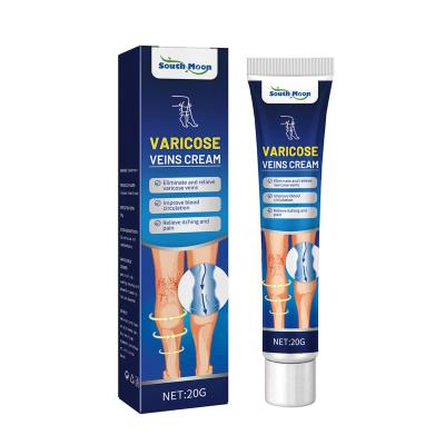 China Vein varicose relief South Moon Varicose Vein Massage Relieve Leg Blood Vessels Protuberance Varicose Veins Earthworm Leg Repair Cream for sale