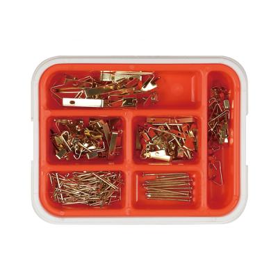 China 245pcs Retail Industry New Product Hot Sale Cheap Metal Round Head Nails Set With Hanger for sale