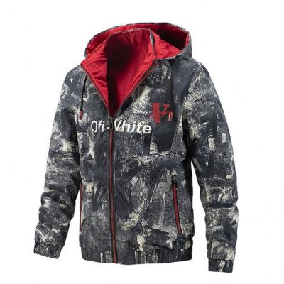 China Men's Fashion Waterproof Reversible Jacket Coat Stylish Winter Plus Size Hooded Jackets Mens Sport Cargo Jacket for sale