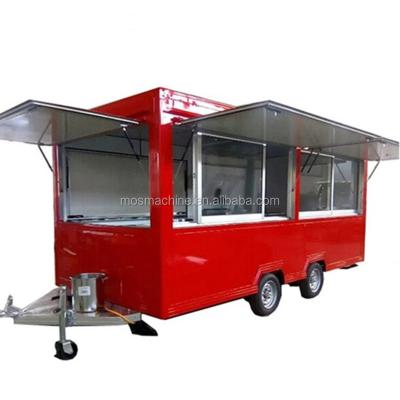 China Popular vegetable processing factory mini food truck/fast food cart/hot dog selling van coffee kiosk for sale