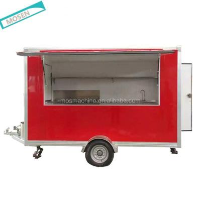 China mobile vegetable processing plant BBQ food truck/trailer truck street food cart breakfast and lunch vending for sale for sale