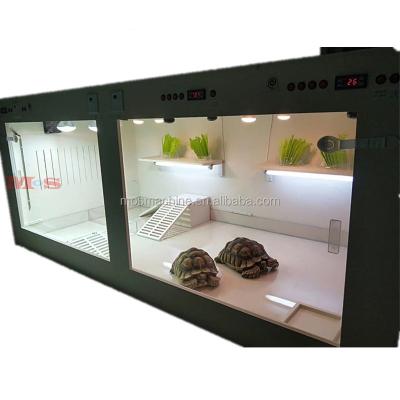 China Mini Viable Plastic Reptile Cage Acrylic Reptile Greenhouse For Frog for sale