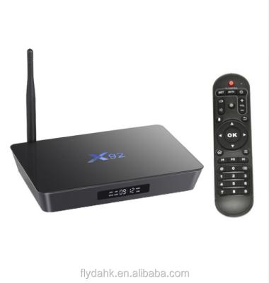 China Octa-core 2.4GHz/5.0GHz WiFi HD Smart TV Box 2G 3G 16G 32GB 2.0A USB SD Card Amlogic S912 Android 6.0 HD TV Box X92 TV Box for sale