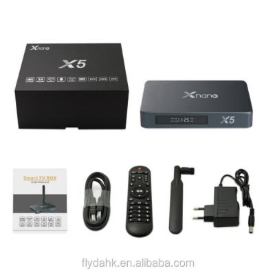 China HD TV Xnano X5 Android 6.0 TV Box Realtek RTD1295 ARM-T820 DDR4 2GB 16GB SATA USB 3.0 5DB External Atenna 2.4/5.8G Dual WiFi 1000M for sale