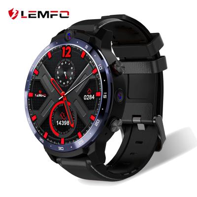 China 3G Newest lemfo lem12 Face ID 1.6 Inch Dual Camera LTE 4G Smart Watch Android 7.1 Men Smartwatch 3GB 32GB 1800mah Battery for sale