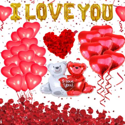 China Birthday Wedding Party Decoration 18inch Foil Balloons Mylar Hug Bear Party Decoration Wedding Free Latex Balloons for sale