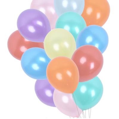 China Festival Birthday Wedding Party Event 12 Inch Latex Balloons Party Event Decoration Birthday Balloon Set Custom Pearl Balloon for sale