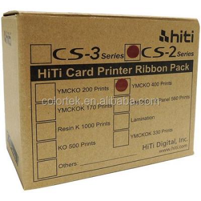 China HiTi CS200e Card Printer YMCKO Color Ribbon 400 Original Pictures for sale