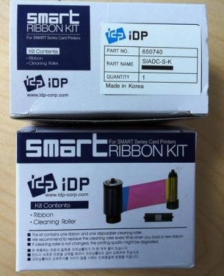 China Original Korea IDP Smart Monochrome Black Ribbon 650740 For Printers Smart 30 / 50 for sale