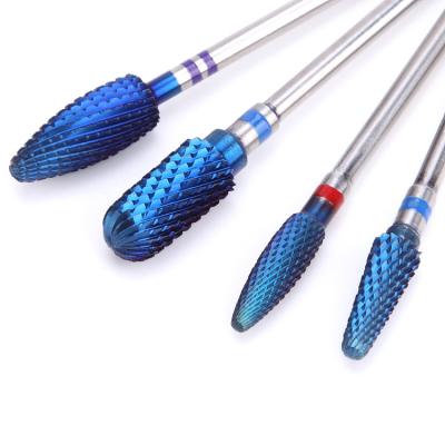 China Nail Art Drill Machine Accessories Beauty Tungsten Steel Nail Art Drill Polish Head Nail Maker Nail Art Tools Manicure Tools for sale