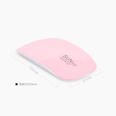 China Professional UV Gel Polish LED Mini Mouse Quick Drying Dryer 6W USB 6W Curing Led Nail Lamp UV Curing Gel Nail Polish Kit With UV Light for sale