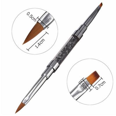 China Beauty Painting Tools New Design Nylon Hair Handle Acrylic Nail Art Brush for sale