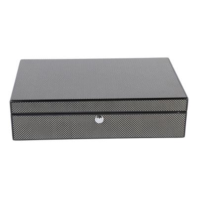 China Modern high-grade modern custom carbon fiber  jewelry storage box watch box for sale