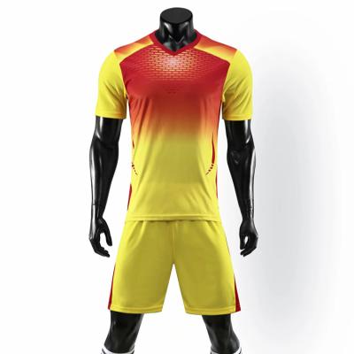 China High Quality Polyester Material Soccer Jersey Sets Shorts Outdoor Indoor Soccer Uniforms Set Men's Kits Uniforms for sale