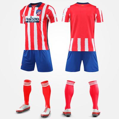 China Cheap Soccer Se Football Uniform Chinese Wear Sets Suppliers Polyester Uniforms Material Sets 1 Sportswear Set For Boys Adults for sale