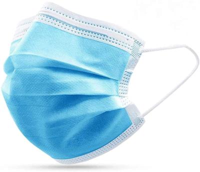 China Hot Sales Disposable Medical Earloop Face Mask Breathable 3 Layers In Stock for sale