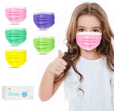 China Disposable Breathable Kids Face Masks (50 Packs) Perfect Size For Kids With Convenient Resealable Bag for sale