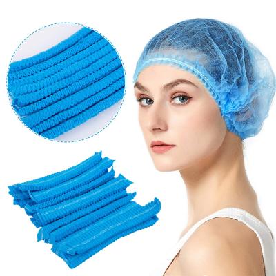 China Eco-friendly Disposable Nonwoven Medical Disposable Nurse Protective Surgical Head Cap With Disposable Hair Cap for sale