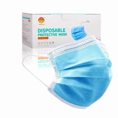 China Breathable Disposable Face Masks With Custom Logo, Adjustable Earloop Mouth And Nose Face Mask Surgical Medical CE Safety Masks Adult Class II for sale