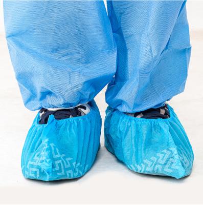 China China Personal Care Disposable Boots Flat Water Proof Slip-Resistant Shoe Covers Rain Shoe Cover for sale