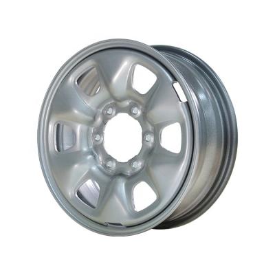 China STEEL 2WD 4WD 4x4 OEM customized 16x6J 6x139.7mm pcd sports car OEM wheels rim for Hilux vehicle for sale