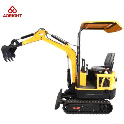 China Household Mini Crawler Excavator 0.025cbm Bucket 1 Ton Mini Excavator AR10LD for sale