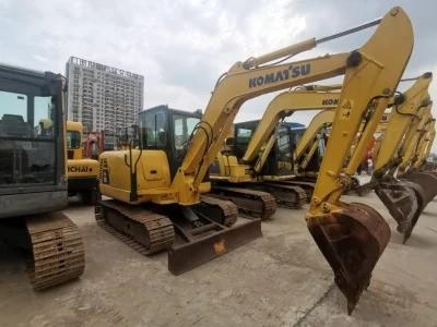 China PC56-7 Used Komatsu Excavator Internal Combustion Drive Hydraulic Mini Excavator for sale